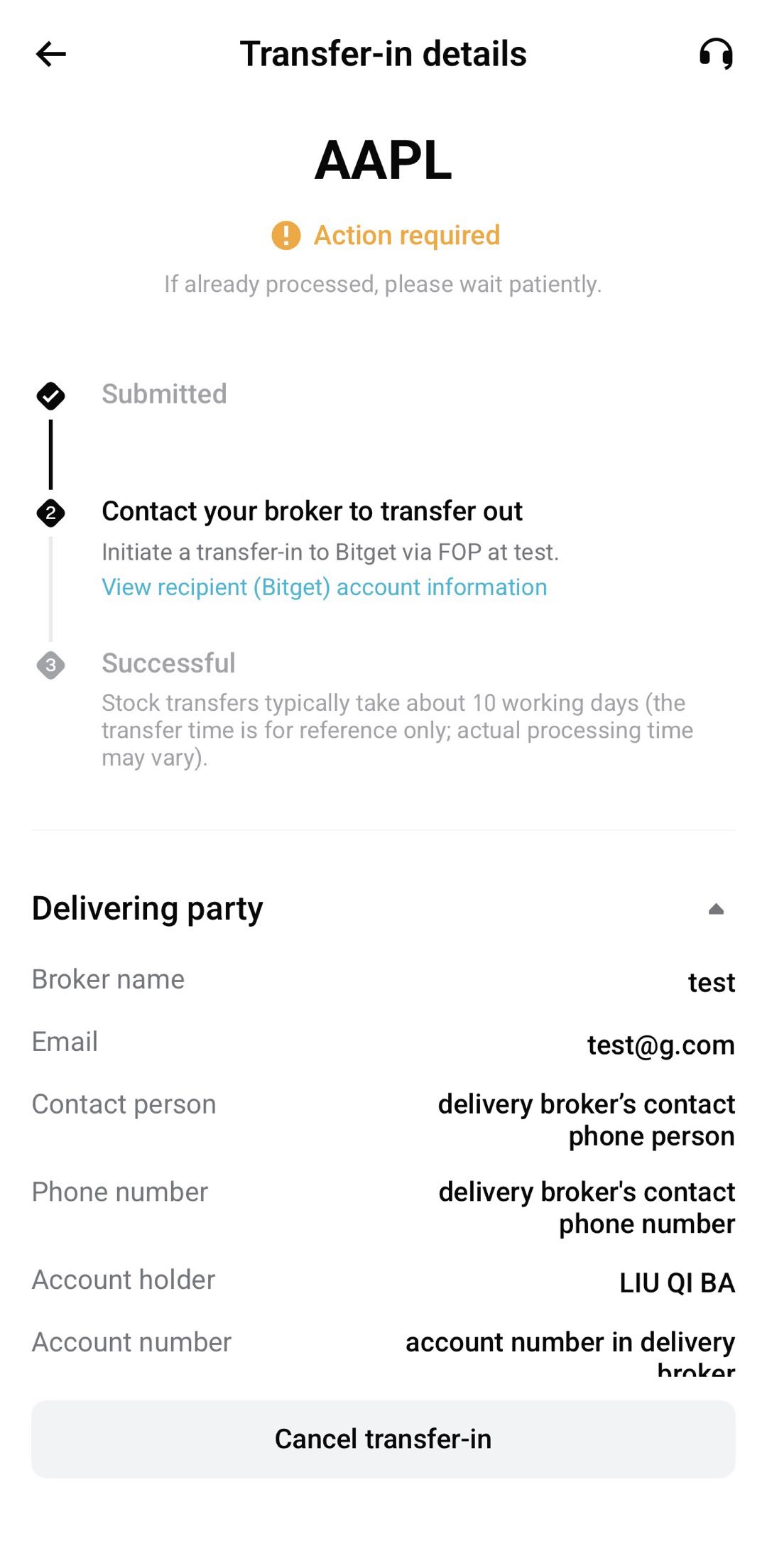 Comment transférer vos actions sur Bitget: un guide étape par étape image 9