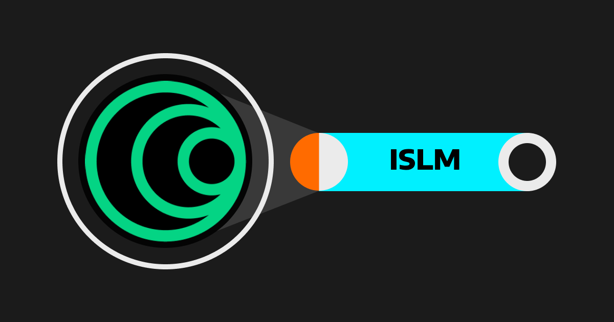 Islamic Coin (ISLM)：带着原则革新去中心化金融