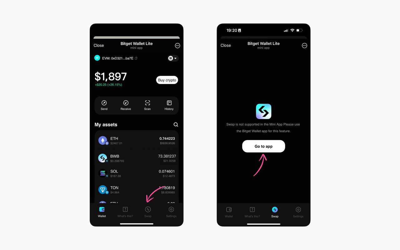 Getting Started with Bitget Wallet Lite on Telegram image 9