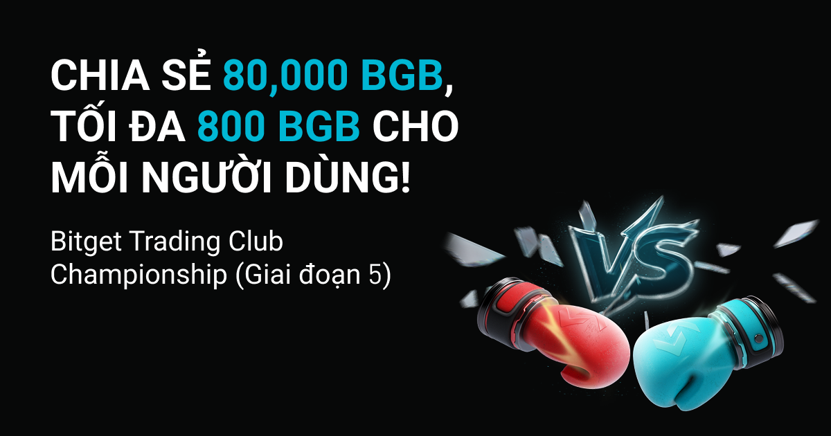 Bitget Trading Club Championship (Giai đoạn 5) – Chia sẻ 80,000 BGB, tối đa 800 BGB cho mỗi người dùng! image 0