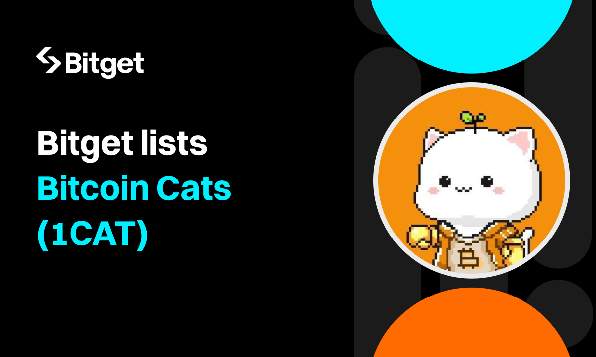 Bitget Lists Bitcoin Cats(1CAT) GameFi Project in the Innovation Zone