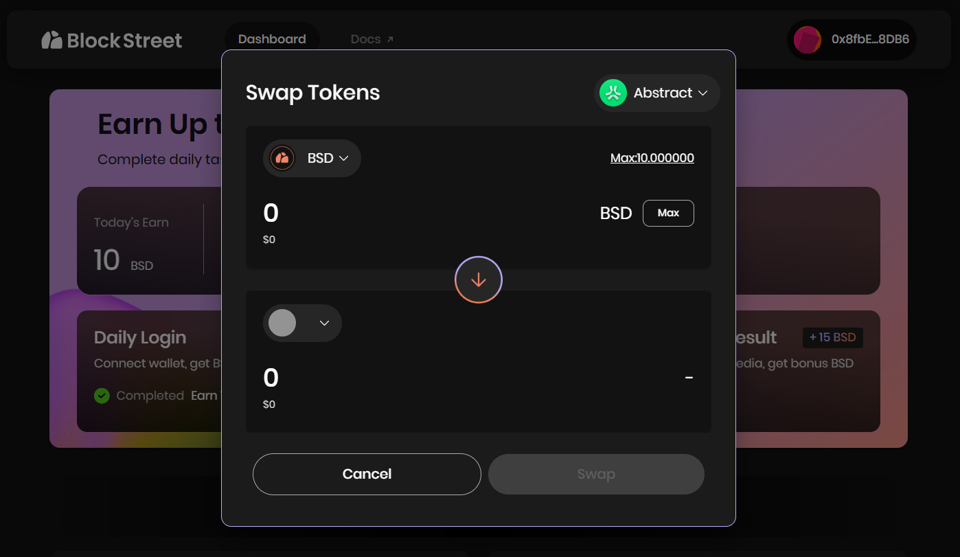 Hướng dẫn Airdrop BlockStreet: Cách Tham Gia và Nhận $BSD image 5