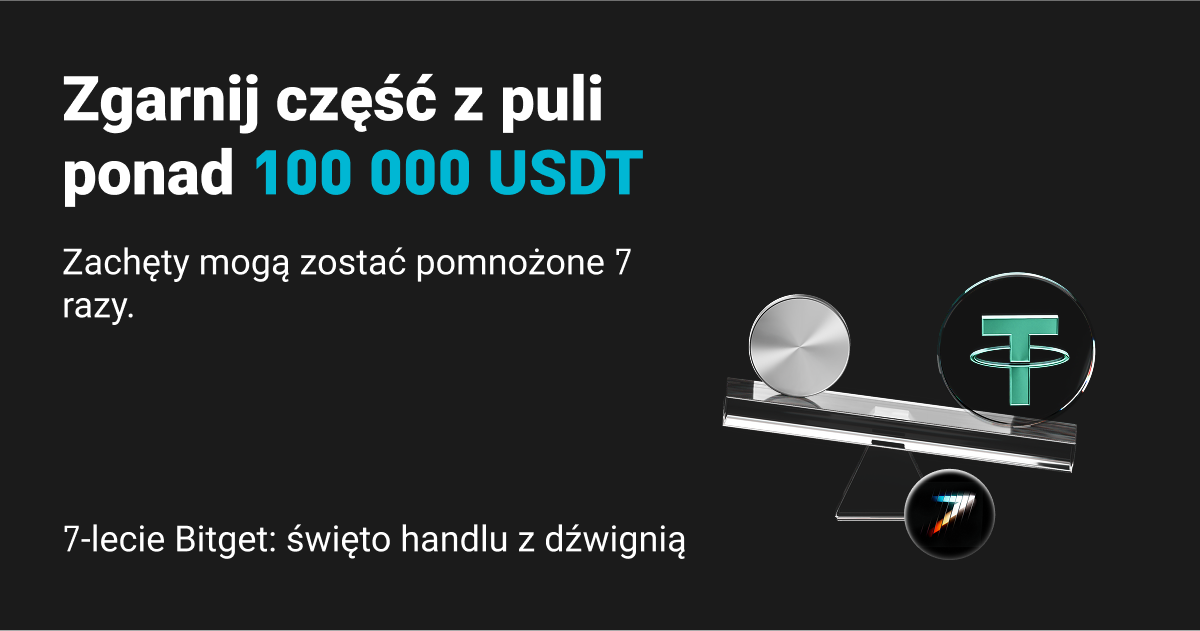Bitget ma 7 lat: promocja handlu z dźwignią — czekają część z ponad 100 000 USDT i 7-krotne zachęty! image 0