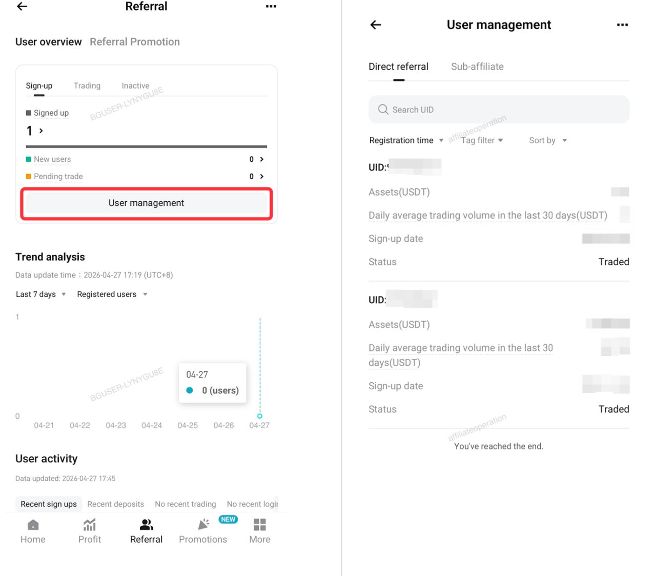 How to Use the Affiliate Referral Center?