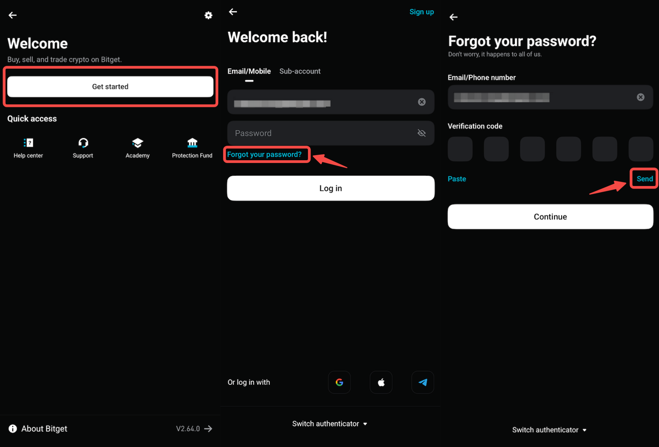 How to Reset My Bitget Account Password? - Mobile Guide image 0