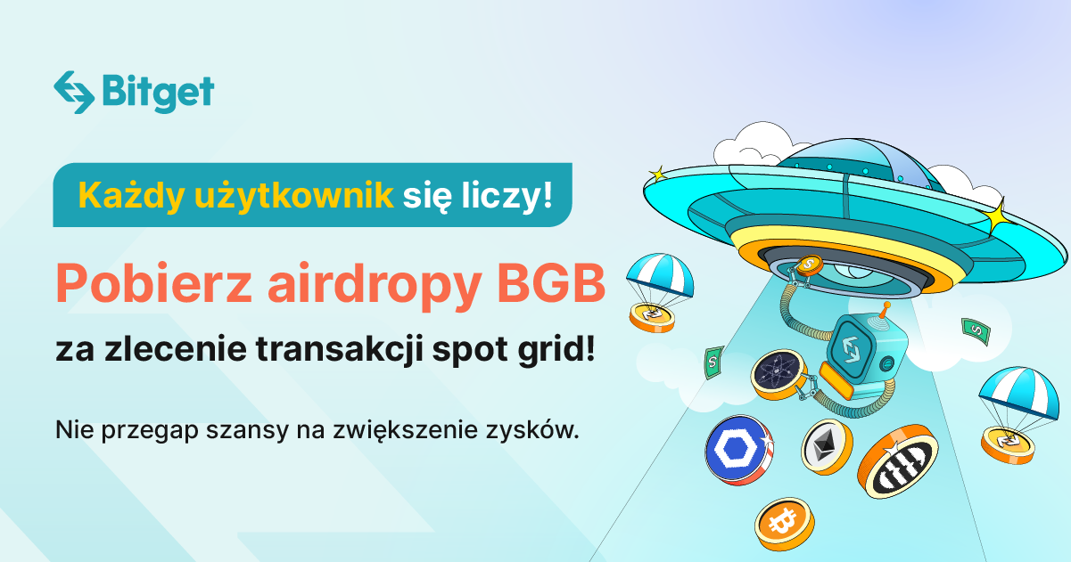 Każdy użytkownik się liczy! Airdropy BGB za zlecenie transakcji spot grid! image 0