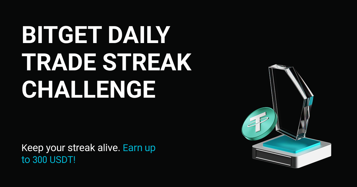 Earn Up to 300 USDT in the Bitget 10-Day Trading Challenge!
