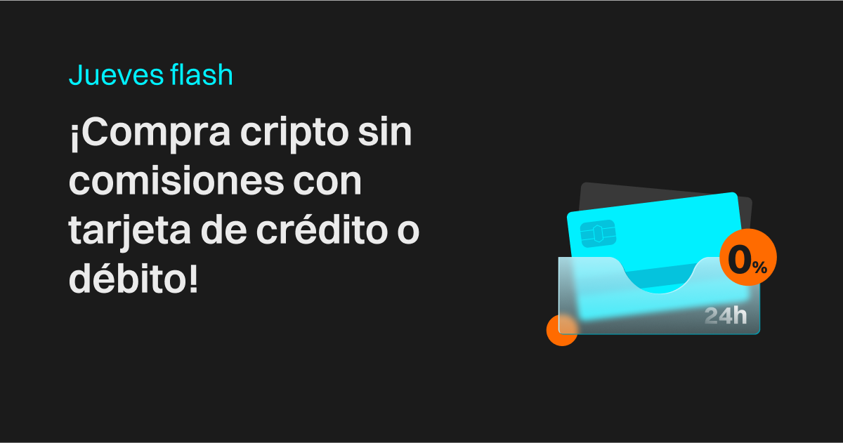 Jueves flash: ¡Compra cripto sin comisiones con tarjeta de crédito o débito! image 0