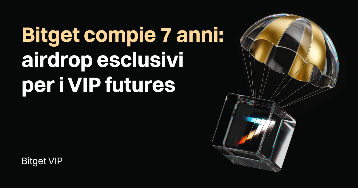 Bitget compie 7 anni: airdrop esclusivi per i VIP futures image 0