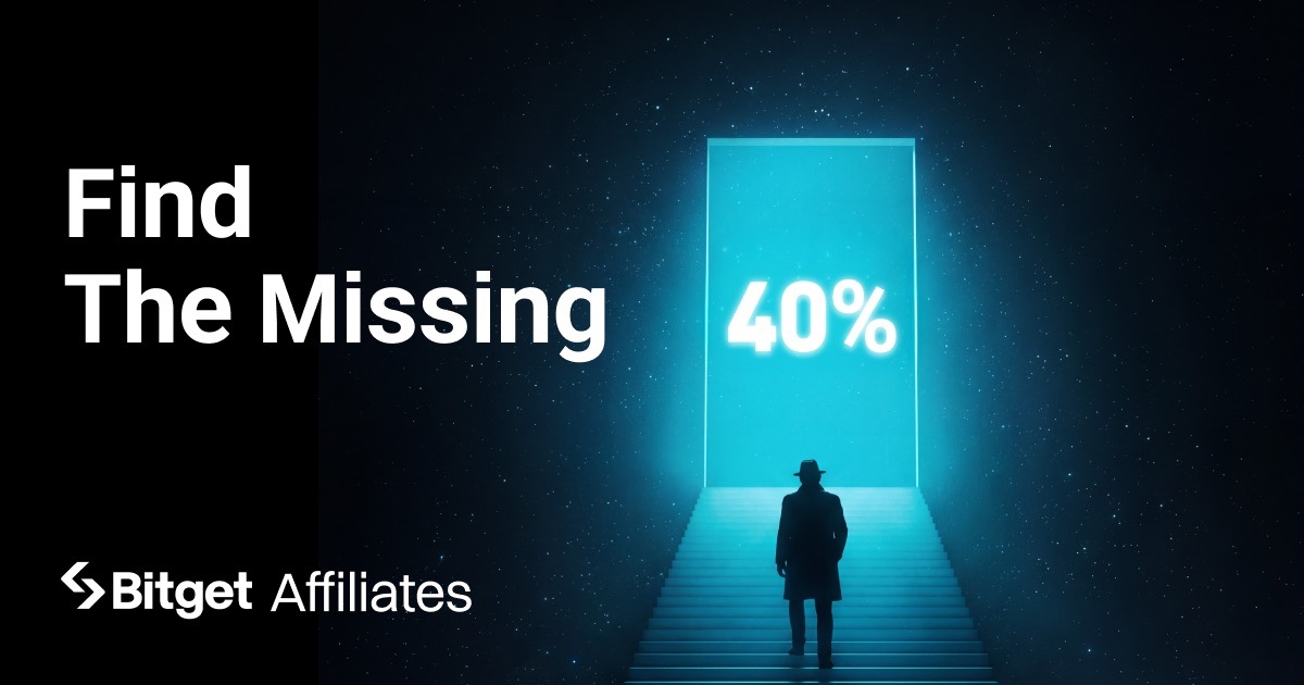 Bitget Invites Affiliates to Split The Missing 40%  Revenue Plus $1 Million USDT Prize Pool