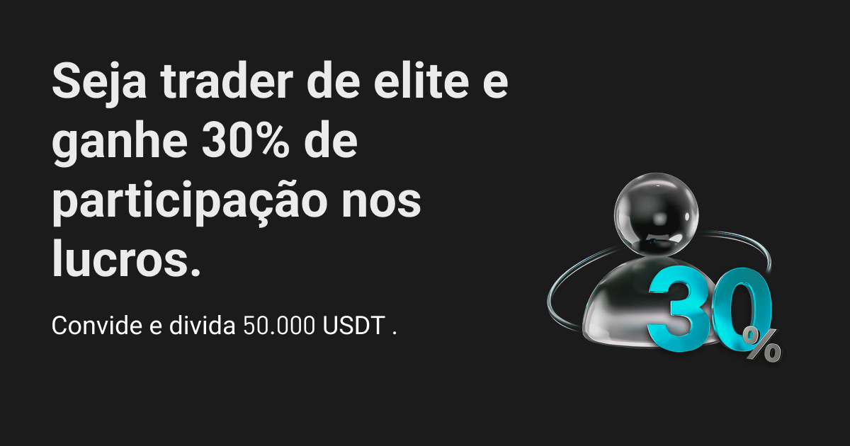 Novos traders de elite ganham 30% da participação nos lucros por 14 dias — convide novos usuários e ganhe parte de 50.000 USDT! image 0