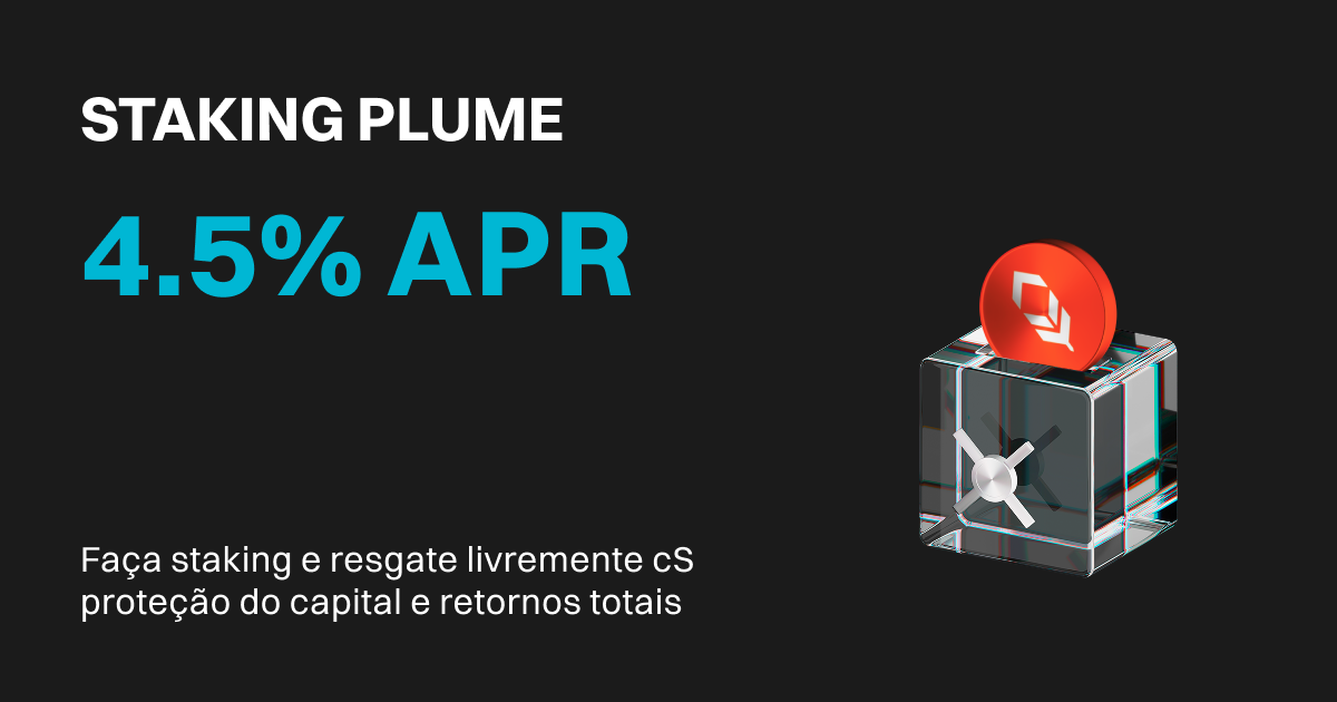 Bitget lança o  Earn On-chain  de PLUME com 4.5% de APR image 0