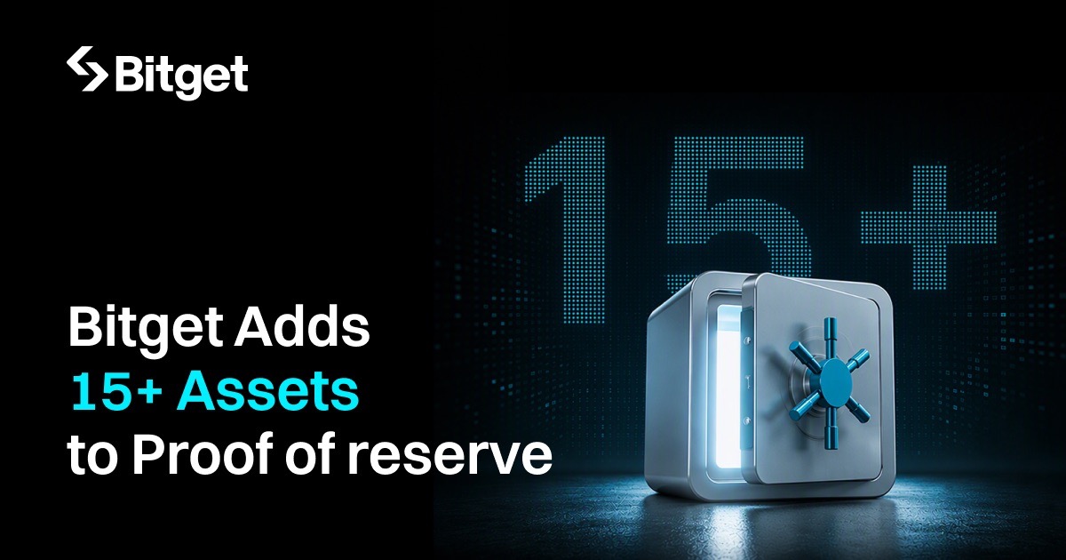 Bitget Broadens Proof of Reserves as 15+ Assets Become Verifiable