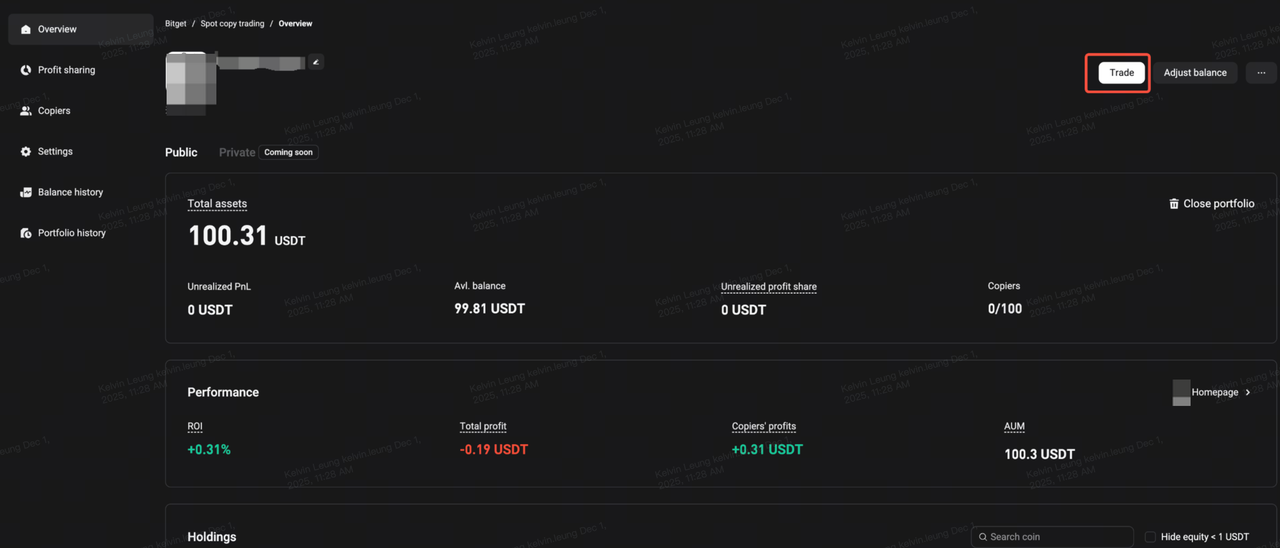 Spot Copy Trading Guide for Elite Traders on Bitget Website image 4