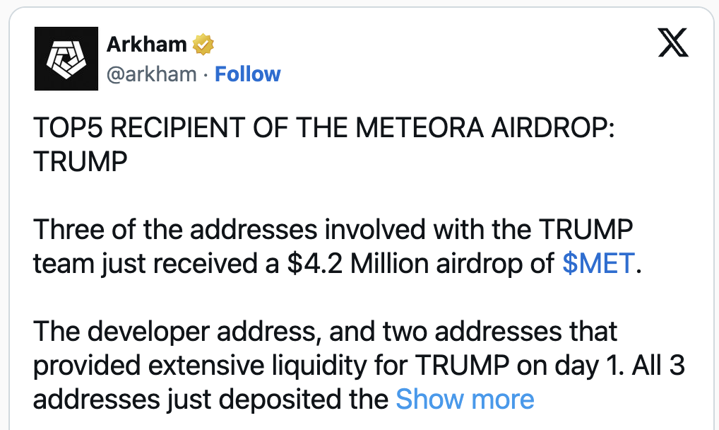 Meteora Crypto: Price Crash, Trump Family Link, and Comprehensive Price Prediction Guide image 1
