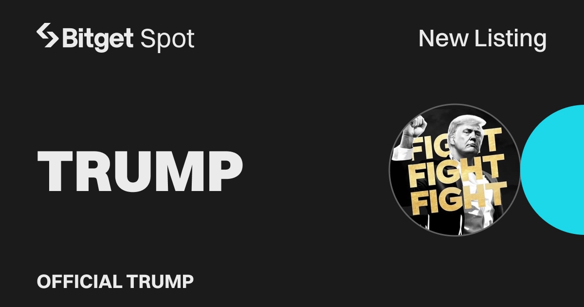 Bitget to List Official TRUMP Meme Token for Spot Trading