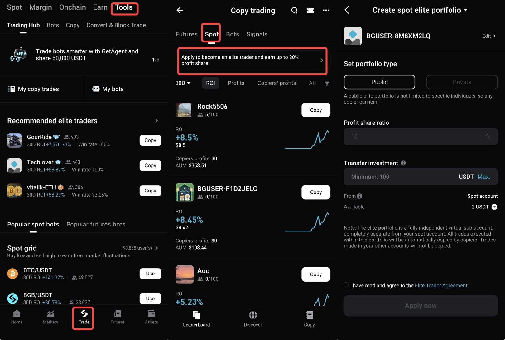 Spot Copy Trading Guide for Elite Traders on Bitget App image 0