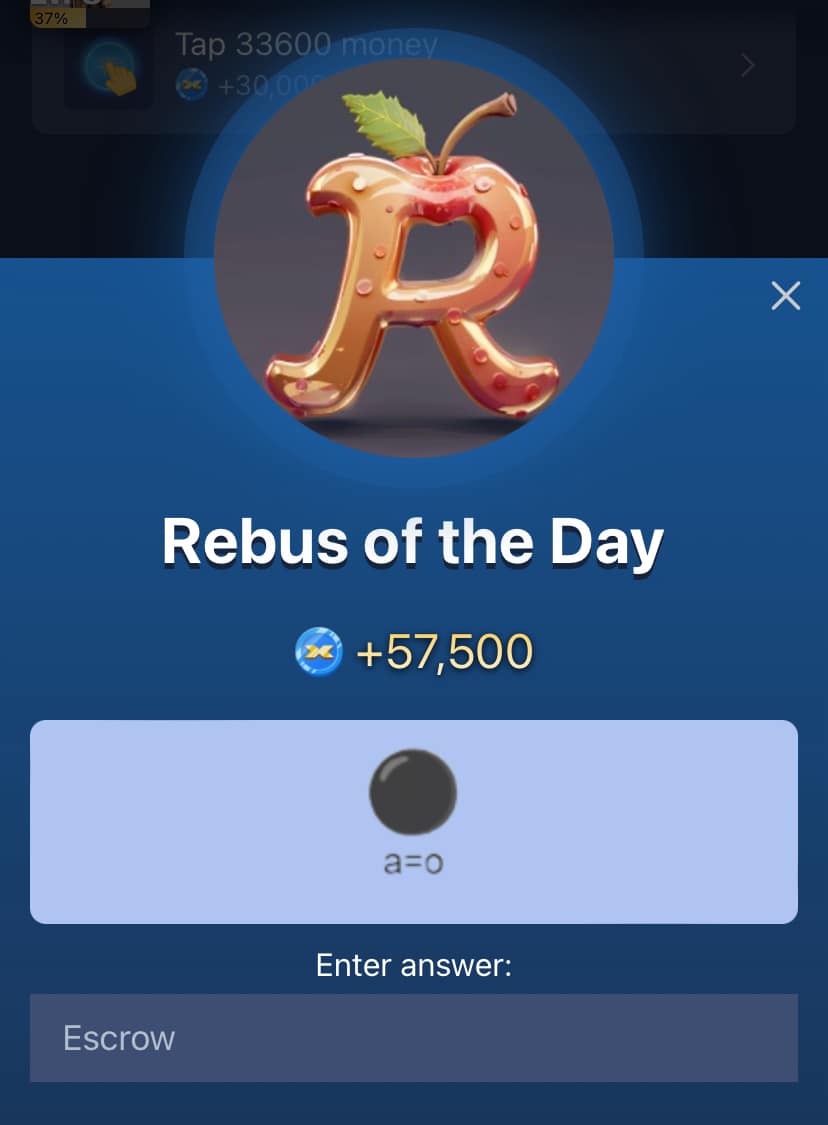 Today's X Empire Riddle of the Day & Rebus of the Day for October 8-9, 2024 image 1