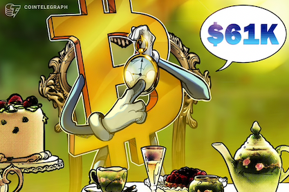 Bitcoin price hits $61K, but investors still prefer stocks and bonds right now