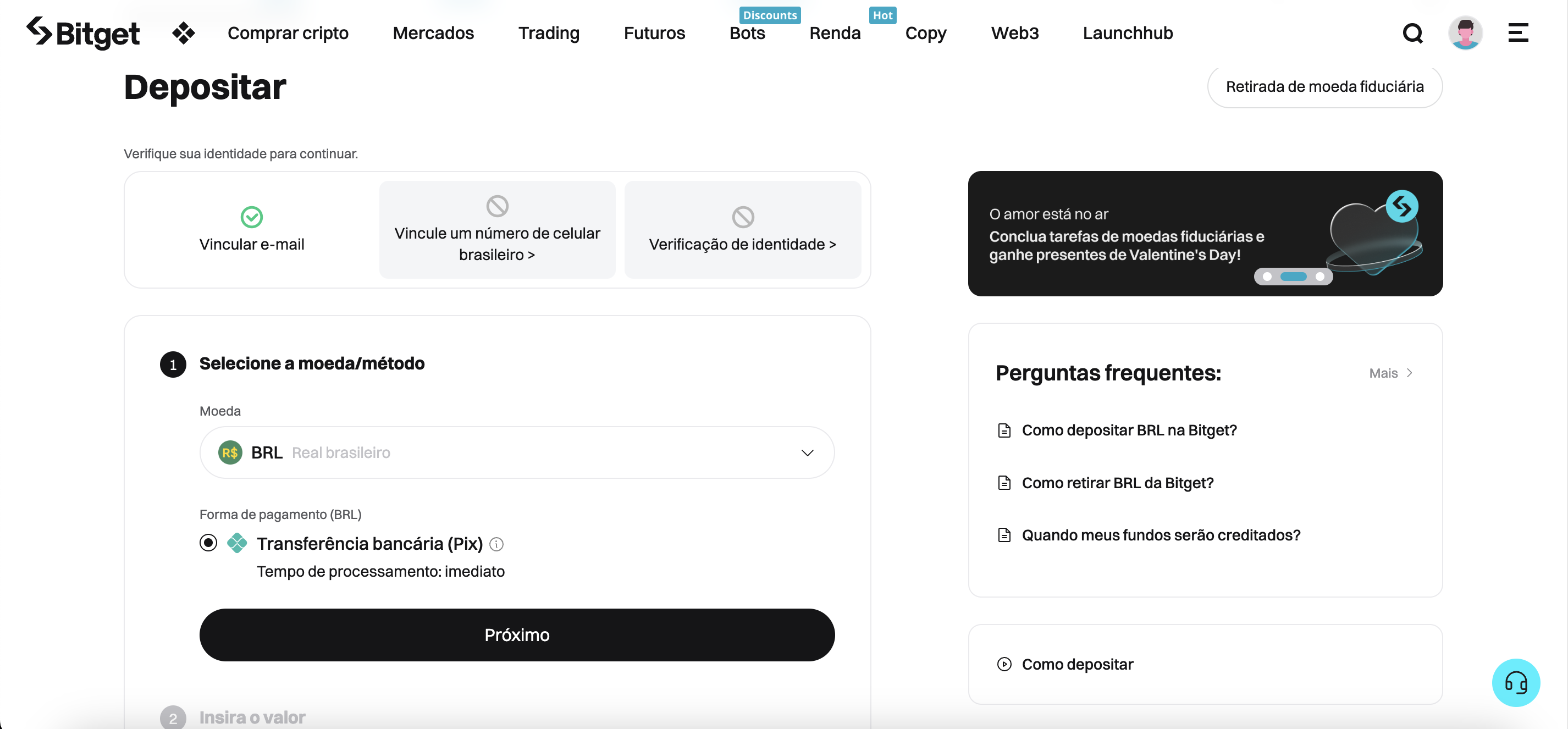 Como depositar moedas da América Latina na Bitget? image 4