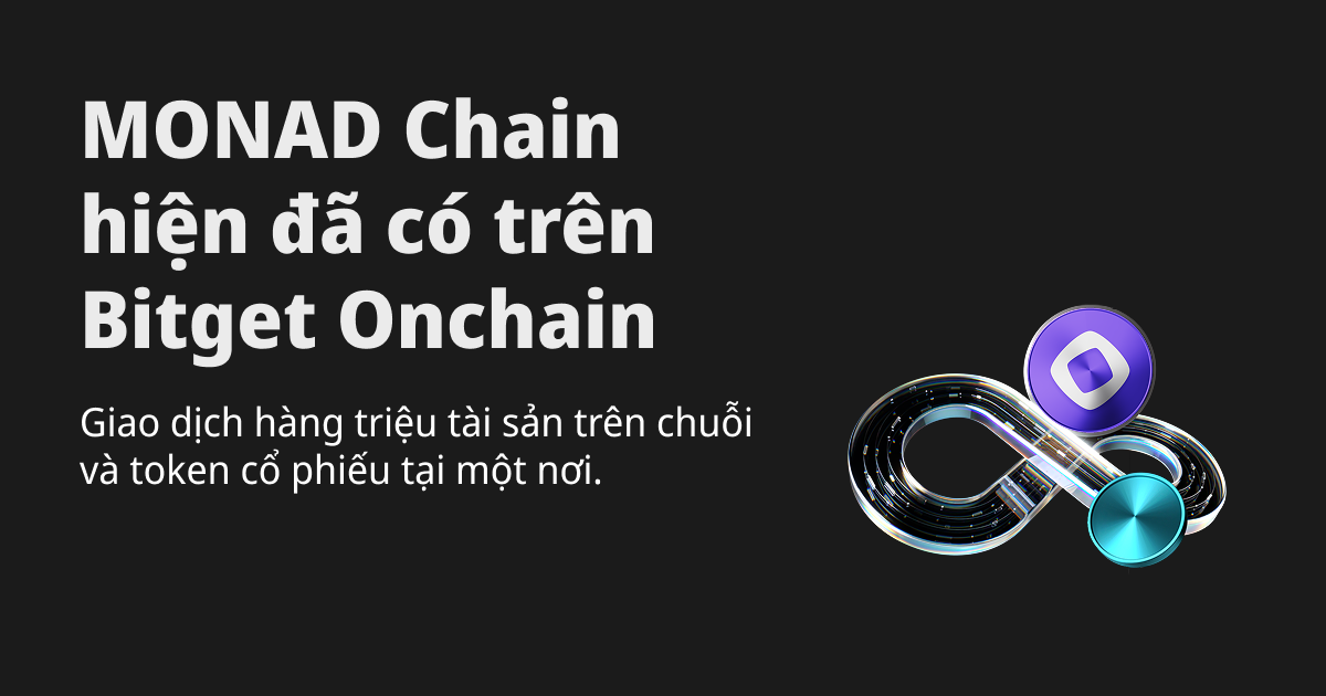 Bitget Onchain hiện hỗ trợ giao dịch trên chuỗi Monad image 0