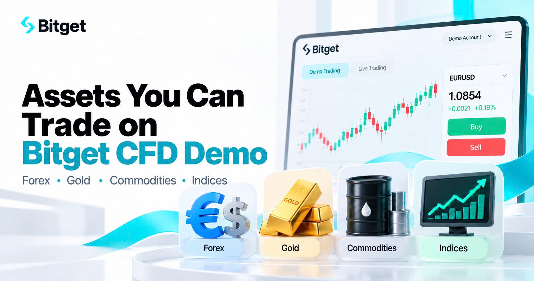 What Assets Can You Trade on a Bitget CFD Demo Account? Forex, Gold, Commodities and Indices Explained (2026 Guide) image 0
