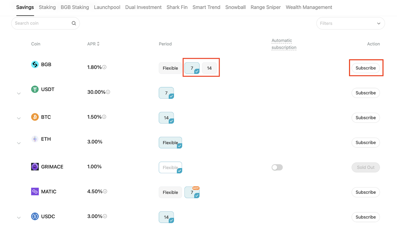 Introduction to Bitget Fixed Savings image 1