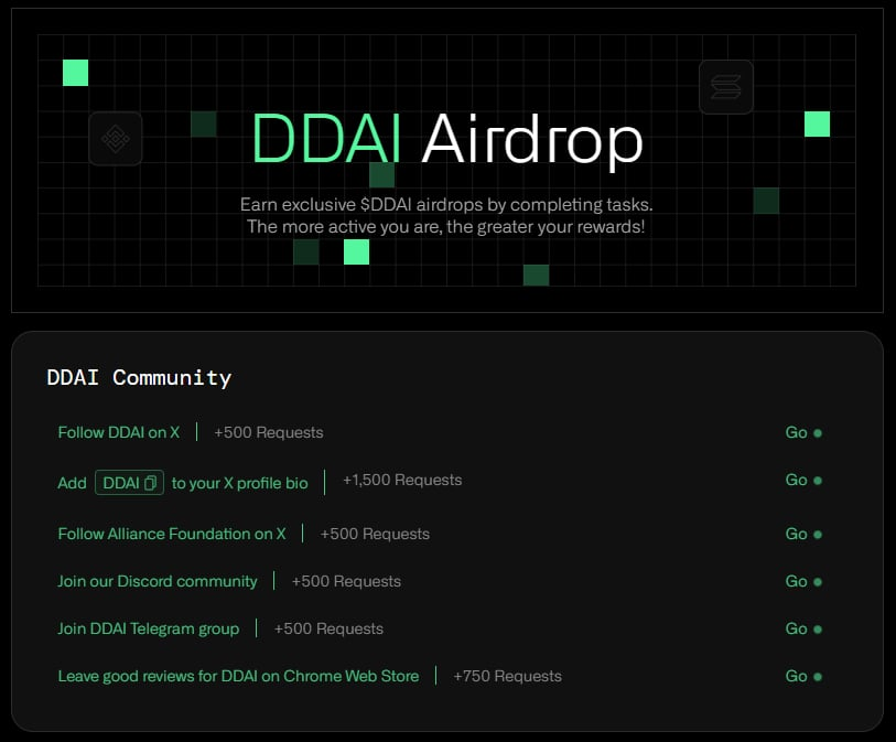 DDAI Network (DDAI) Listing & Airdrop: Launch Date of Solana-Based AI Token image 2