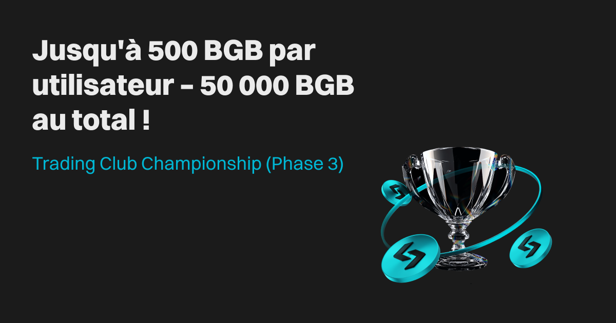 Bitget Trading Club Championship (Phase 3) – Venez remporter 500 BGB d'un pool de 50 000 BGB ! image 0