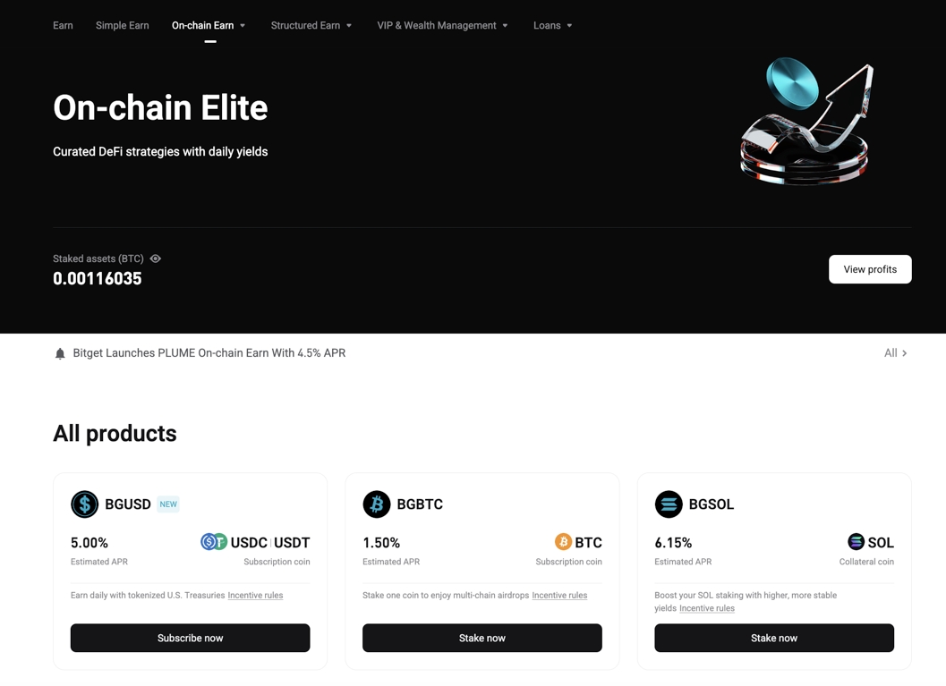 BGUSD Overview: Earn Stable Yield with Tokenized RWA on Bitget image 3