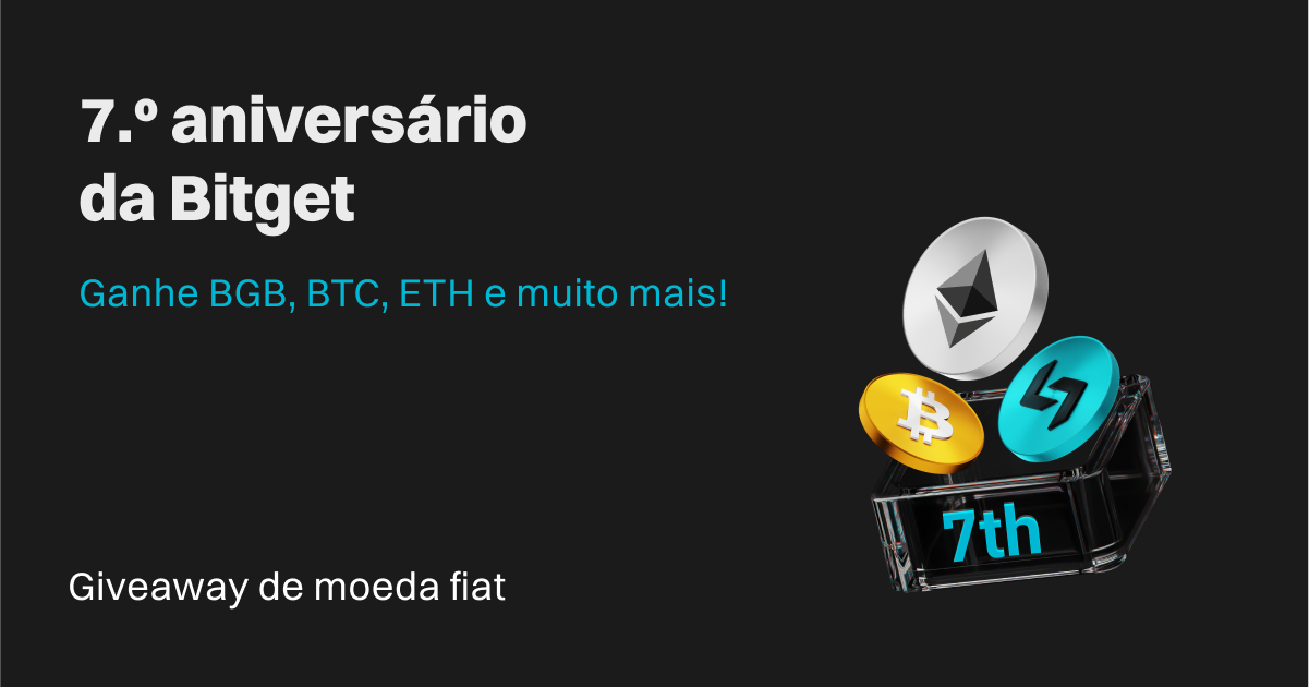 7.º aniversário da Bitget: o maior giveaway de moeda fiat! image 0