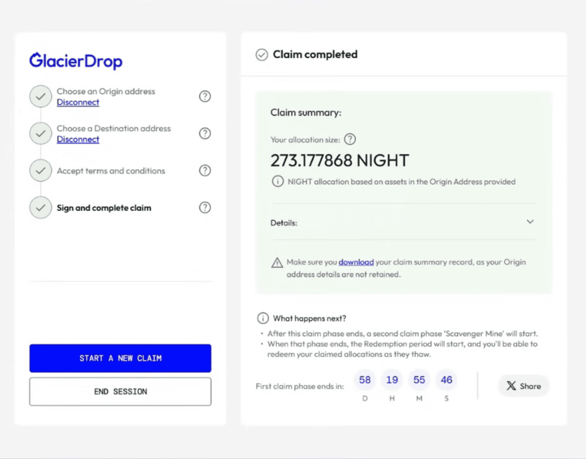 Midnight Network Airdrop Guide: How to Participate and Claim $NIGHT Rewards? image 4