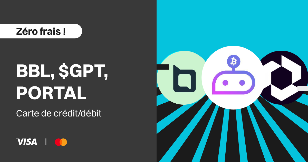 Acheter BBL, $GPT & PORTAL par carte de crédit/débit sans frais image 0