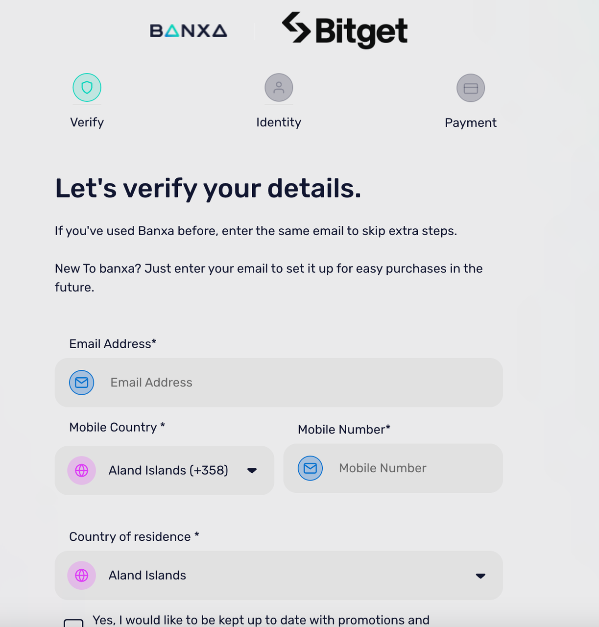 How to Use Simplex to Buy Crypto on Bitget Website? image 2