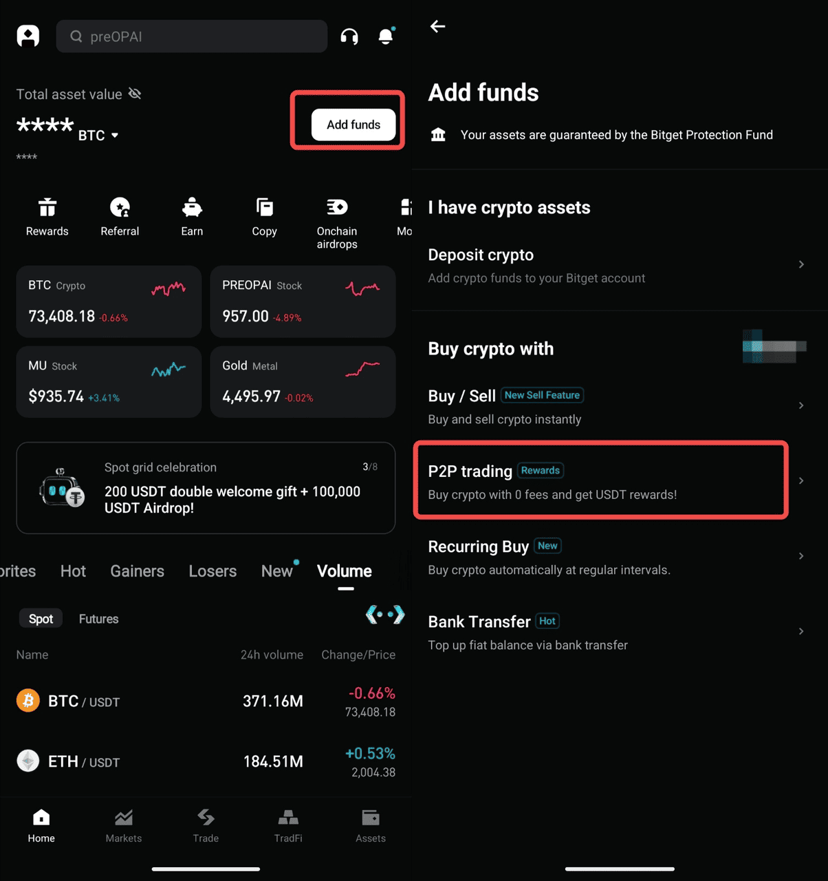 How to Buy Cryptocurrency on Bitget via P2P? - Mobile App Guide