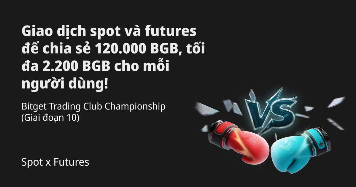 Bitget Trading Club Championship (Giai đoạn 10) – Giao dịch spot và futures để chia sẻ 120.000 BGB, tối đa 2.200 BGB cho mỗi người dùng! image 0