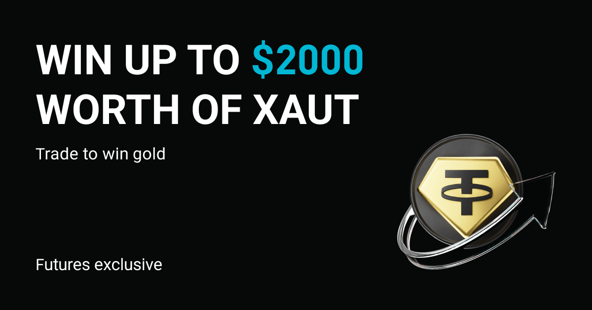 Trade futures to win gold: Up to $2000 worth of XAUT
