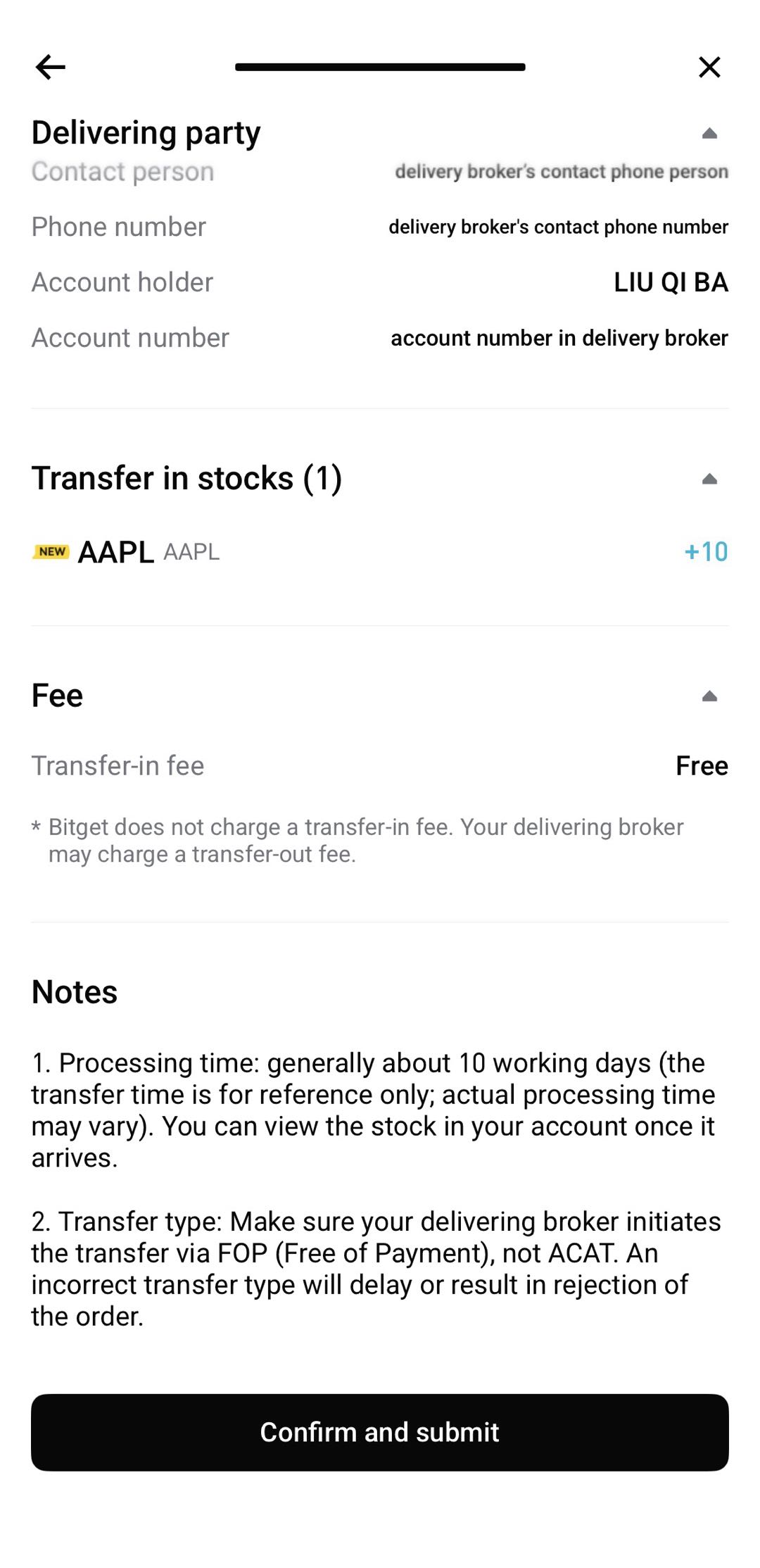 Comment transférer vos actions sur Bitget: un guide étape par étape image 6