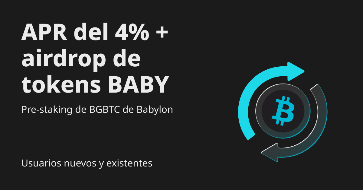 Haz staking anticipado con las futuras ganancias de Babylon con el pre-staking de BGBTC de Babylon image 0