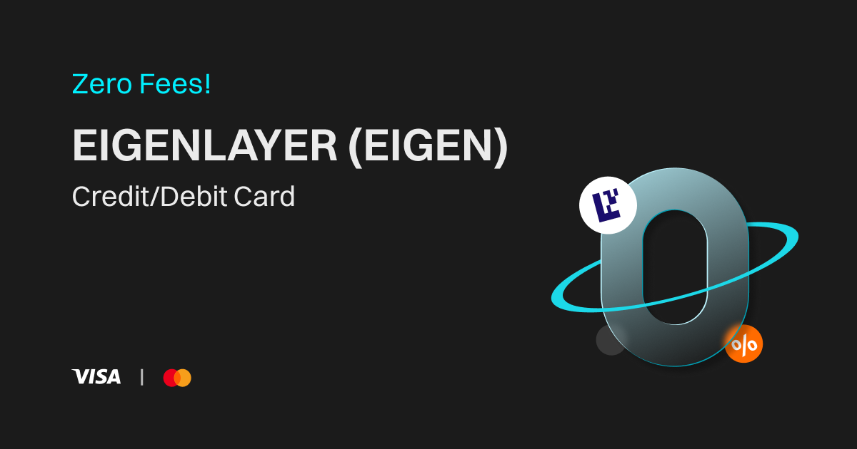 Buy EIGEN using credit/debit card with zero fees image 0