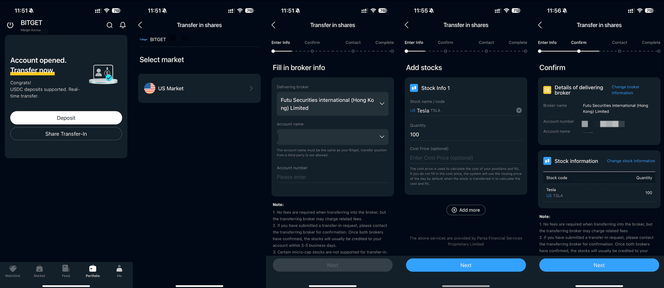 A Complete Guide to Transferring U.S. Stocks to Bitget