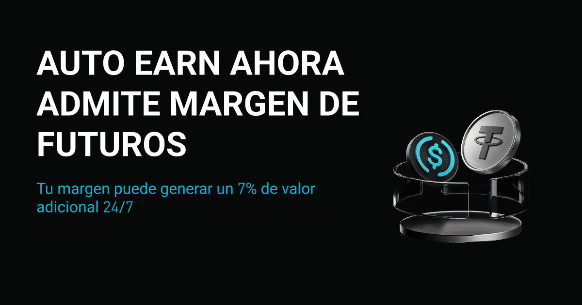 Bitget Auto Earn: Convierte tu margen inactivo en ganancias. Gana hasta un 7% de APY. image 0