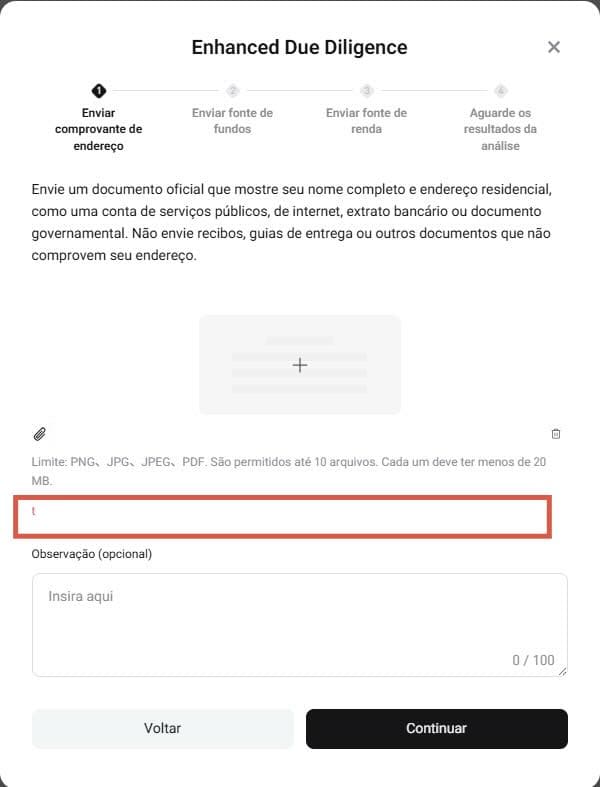 Como concluir a Enhanced Due Diligence (EDD) da minha conta Bitget? – Guia do site