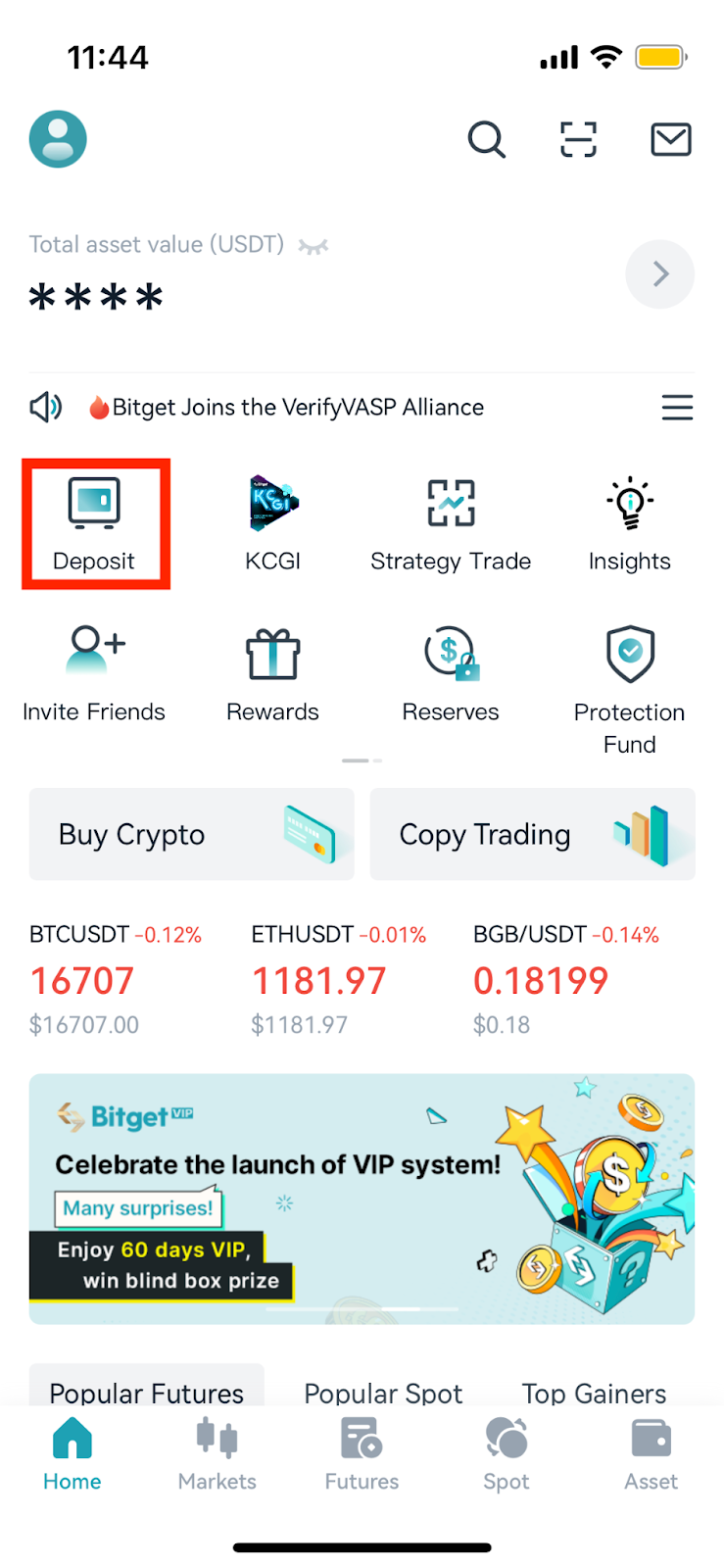 Bitget x BLUR: Exclusive Deposit Campaigns & Tutorial image 6