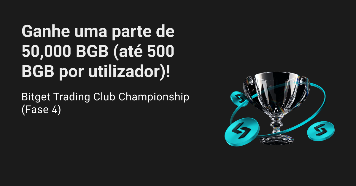 Bitget Trading Club Championship (Fase 4) – Ganhe uma parte de 50,000 BGB (até 500 BGB por utilizador)! image 0
