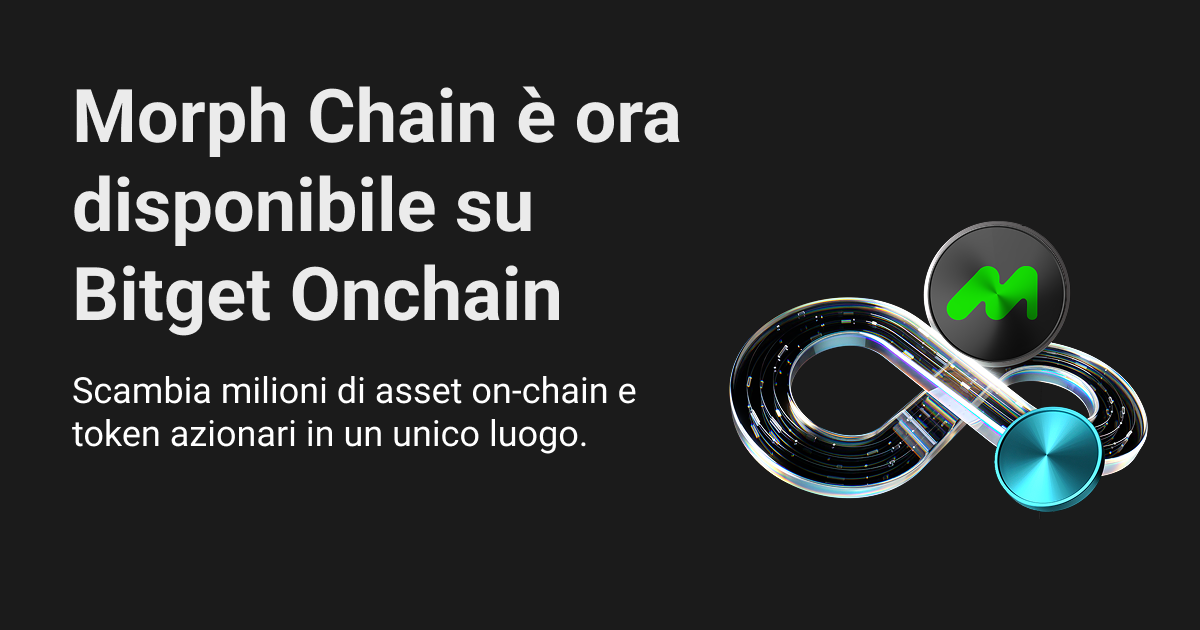 La blockchain Morph è ora disponibile su Bitget Onchain image 0