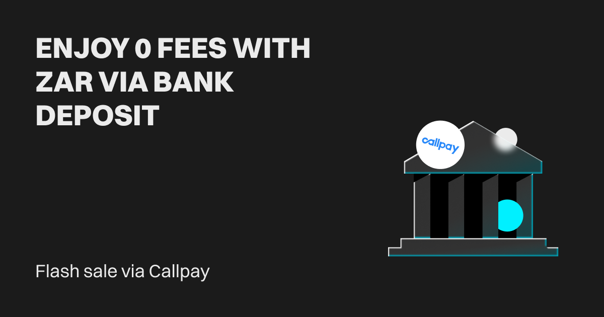 Flash sale via Callpay: Enjoy 0 fees with ZAR via bank deposit image 0