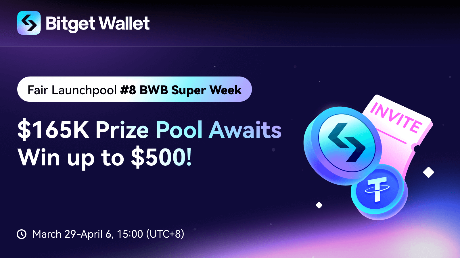 Fair Launchpool Season 8: Win Up to $500 by Inviting Friends to the BWB Airdrop Campaign