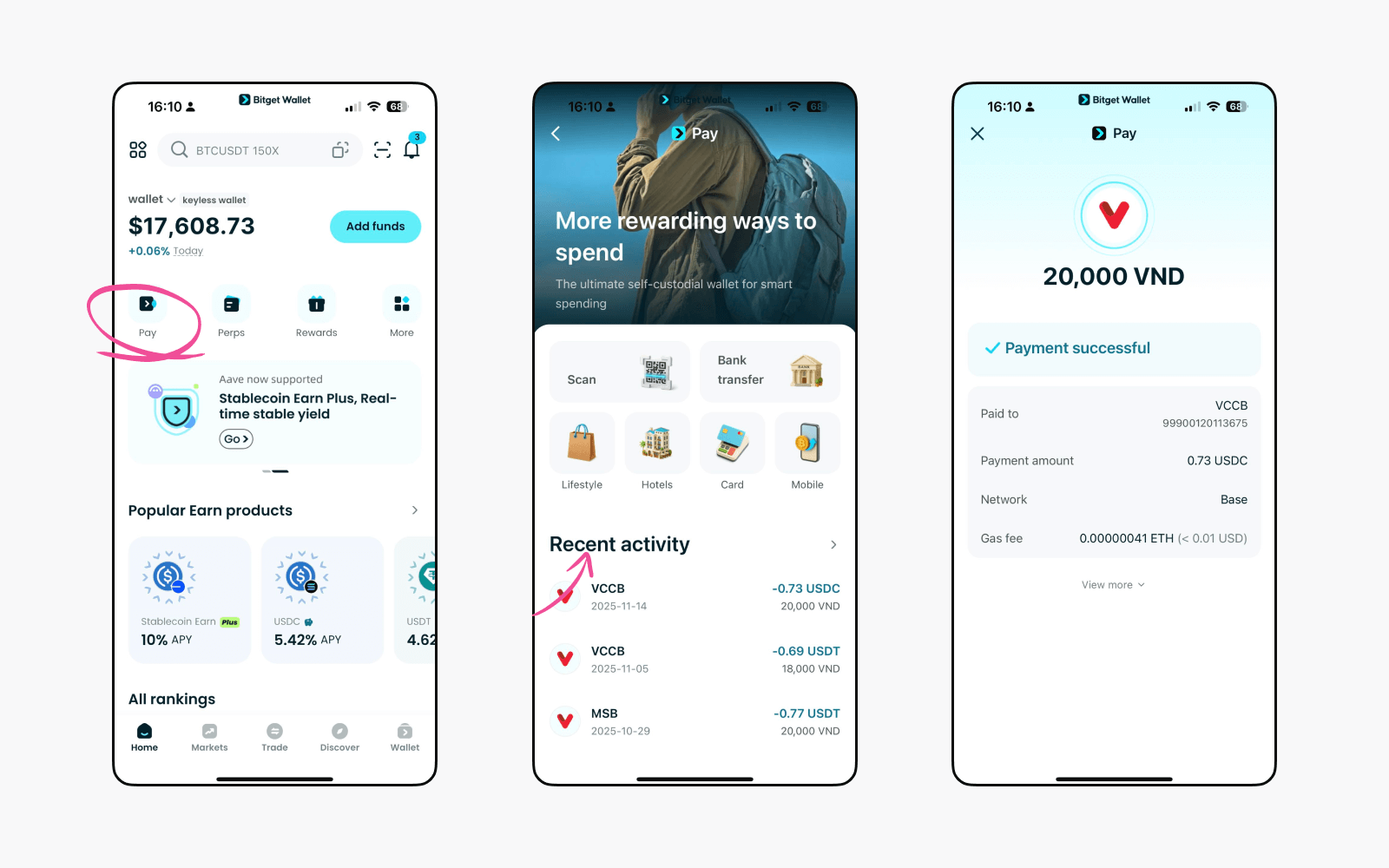 Eat, Drink, and Play Using Crypto with Bitget Wallet's Scan-to-Pay Feature! image 3