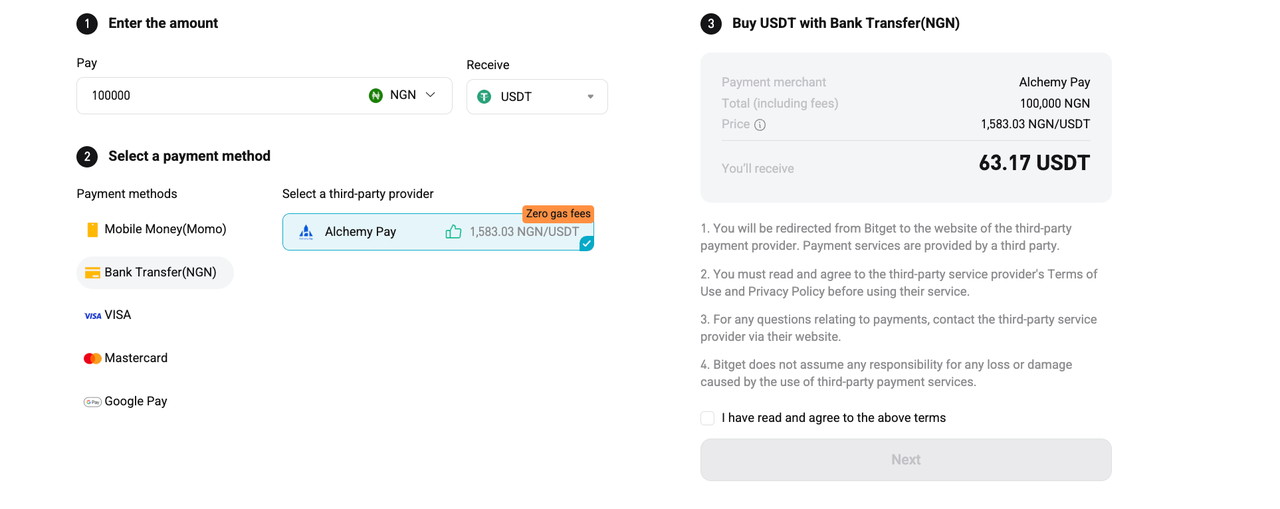 How to Buy Crypto with NGN via Bank Transfer? image 2